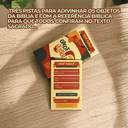 Jogo Bíblico de Cartas | Onde Estou? - Penkal