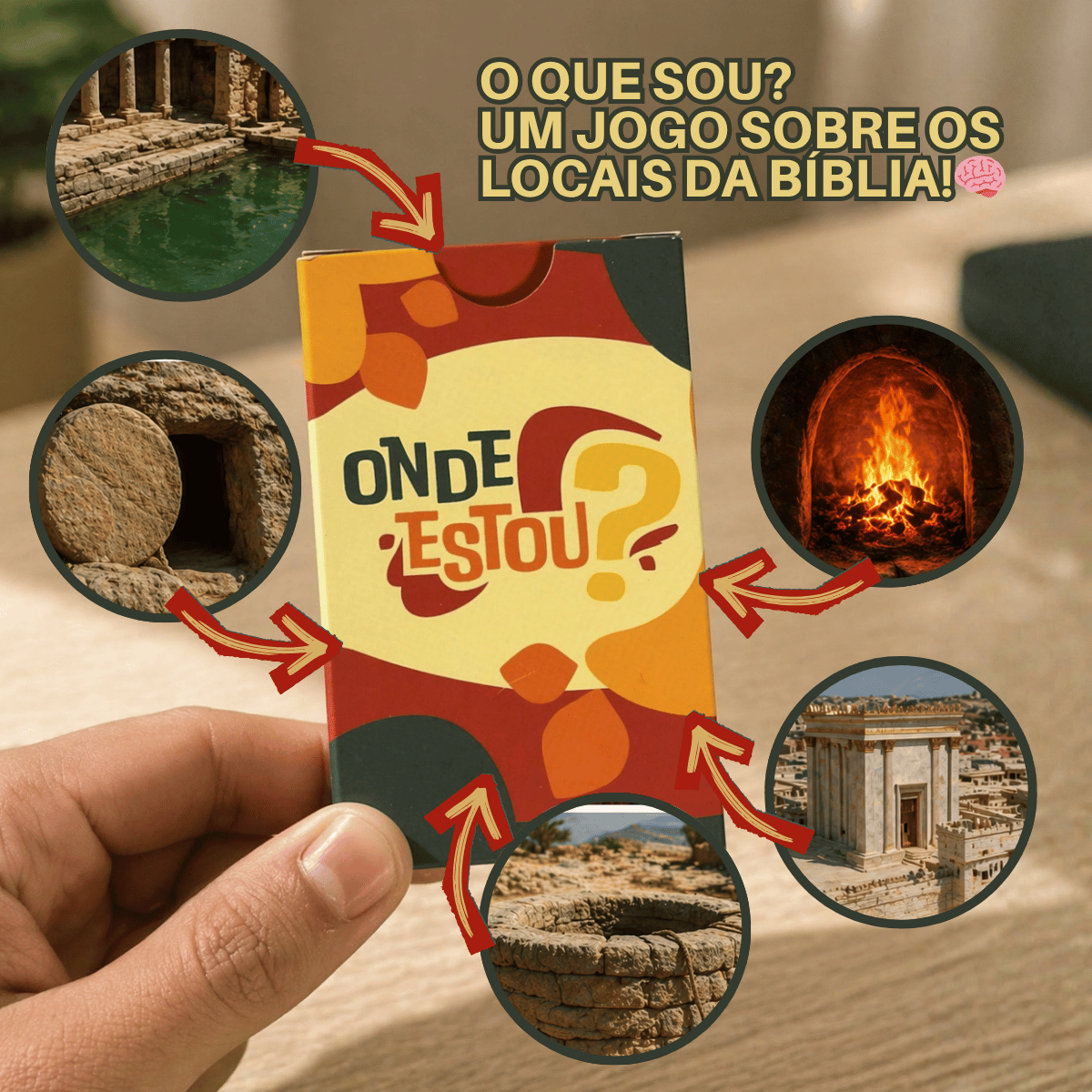 Jogo Bíblico de Cartas | Onde Estou? - Penkal