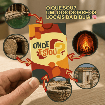 Jogo Bíblico de Cartas | Onde Estou? - Penkal