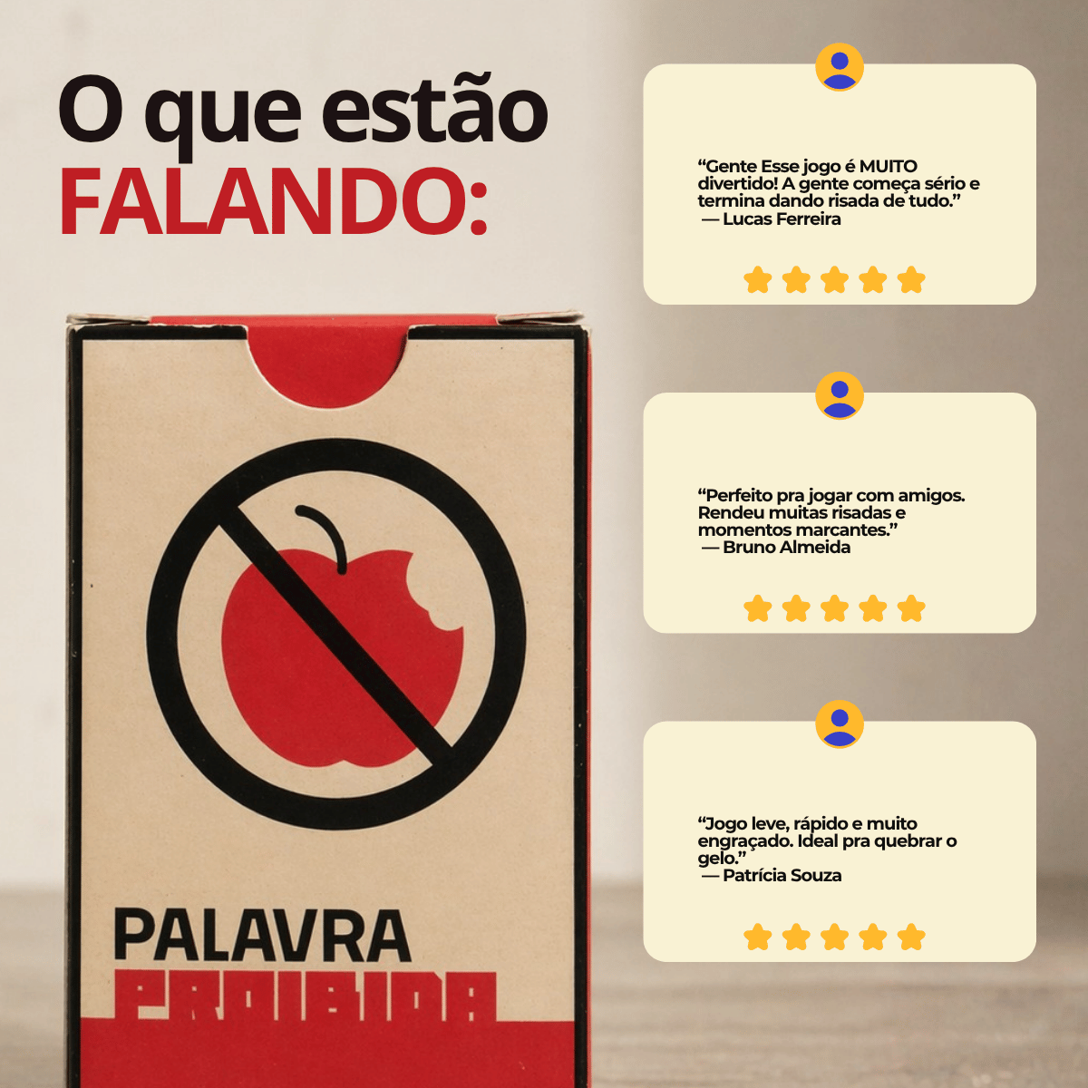 Jogo Bíblico de Cartas | Palavra Bíblica Proibida - Penkal