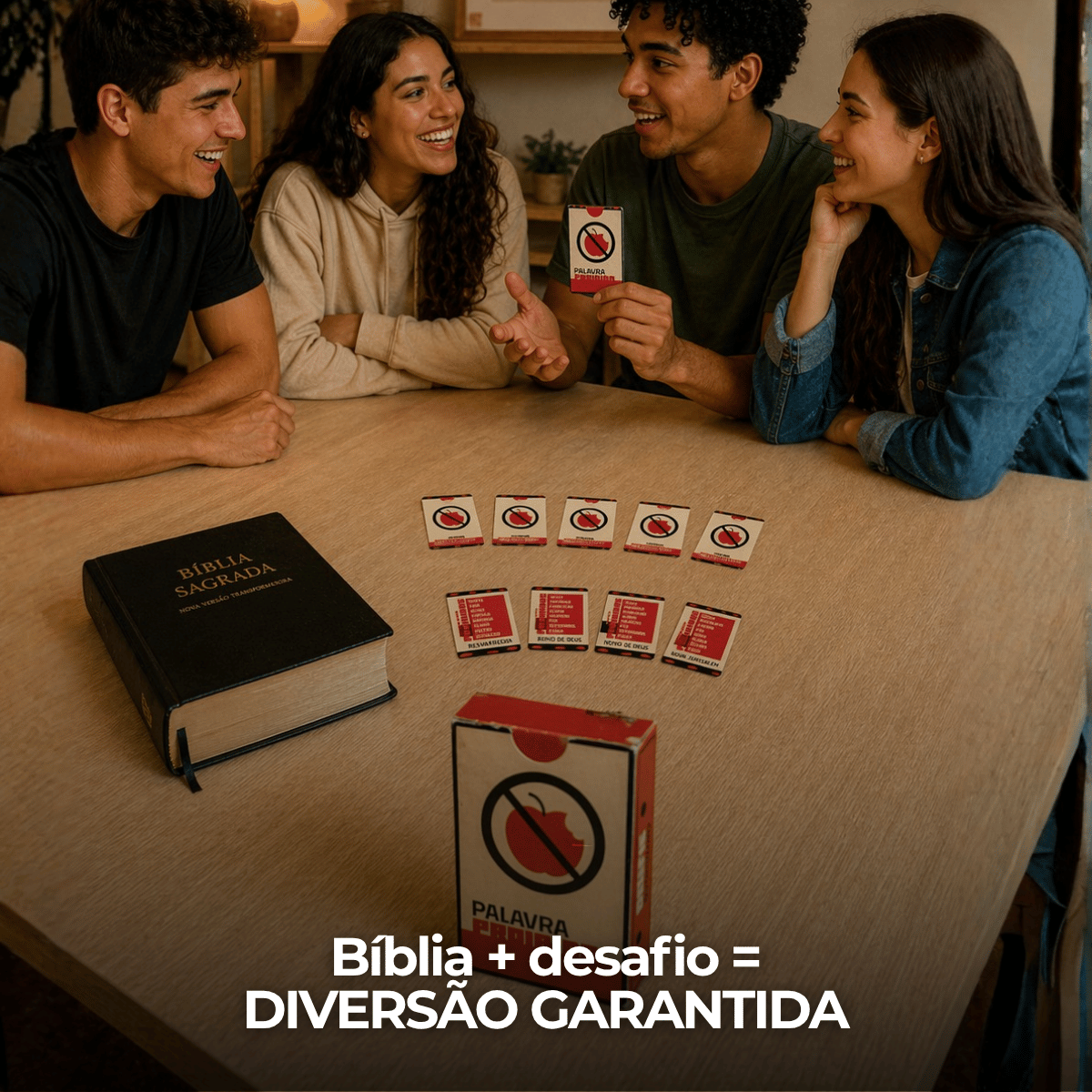Jogo Bíblico de Cartas | Palavra Bíblica Proibida - Penkal