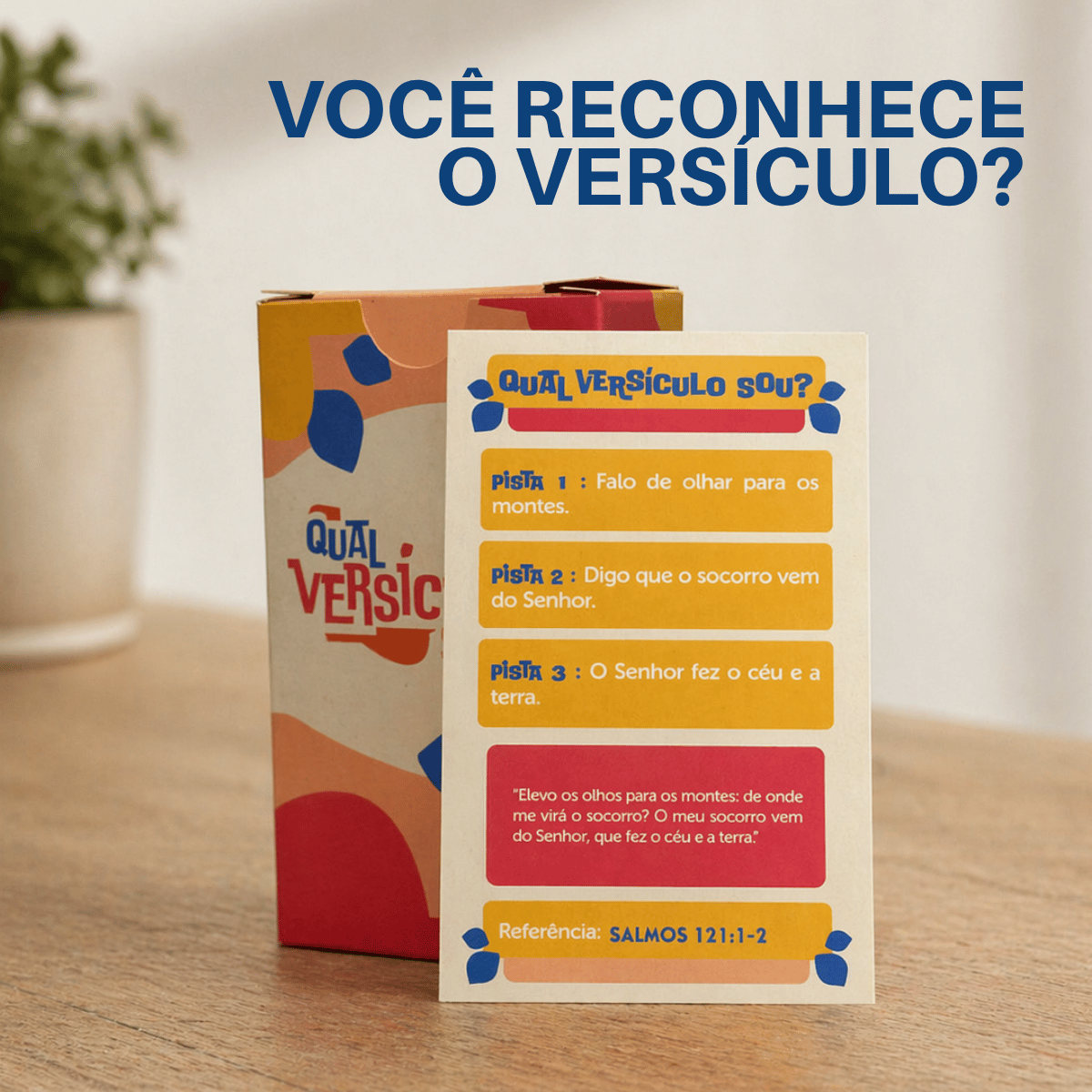 Jogo Bíblico de Cartas | Qual Versículo Sou - Penkal