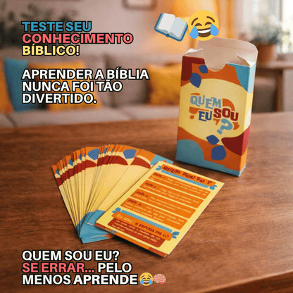 Jogo Bíblico de Cartas | Quem Sou Eu - Penkal