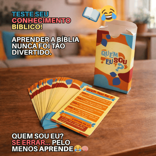 Jogo Bíblico de Cartas | Quem Sou Eu - Penkal