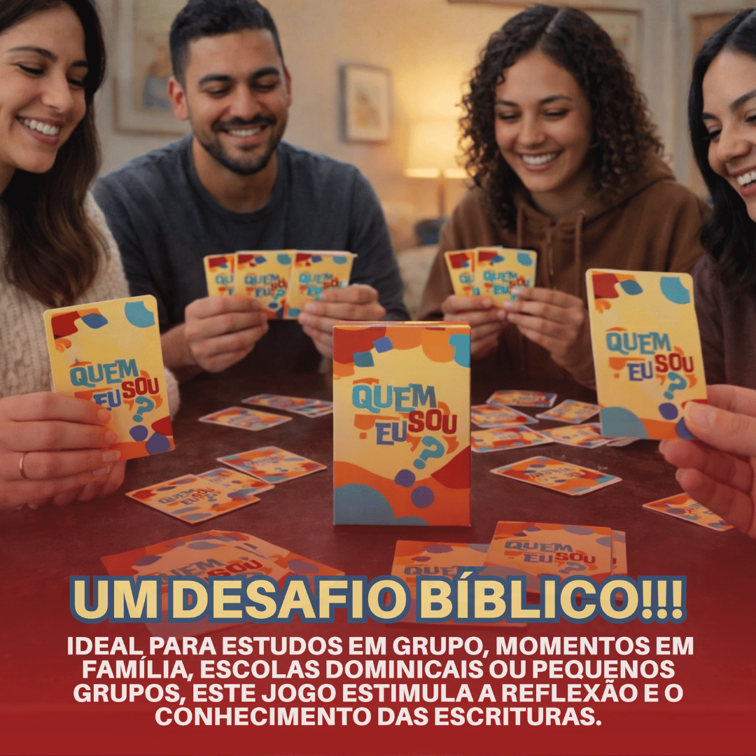 Jogo Bíblico de Cartas | Quem Sou Eu - Penkal