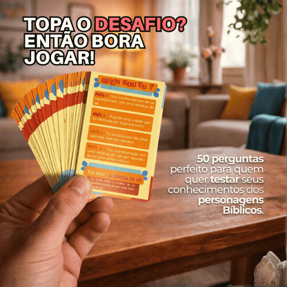 Jogo Bíblico de Cartas | Quem Sou Eu - Penkal