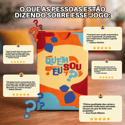 Jogo Bíblico de Cartas | Quem Sou Eu - Penkal
