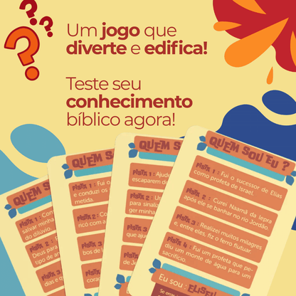 Jogo Bíblico de Cartas | Quem Sou Eu - Penkal