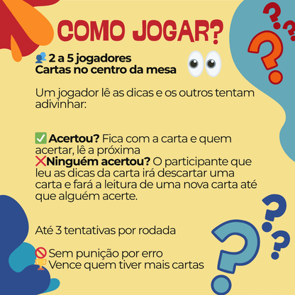 Jogo Bíblico de Cartas | Quem Sou Eu - Penkal