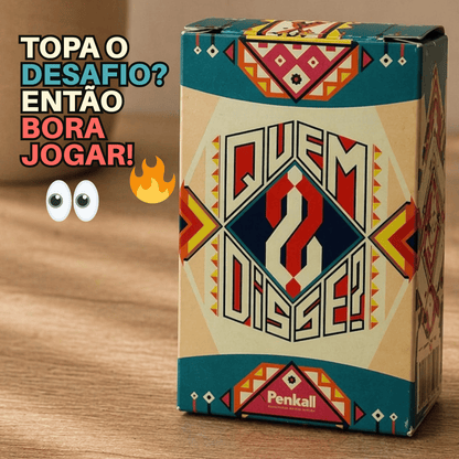 Jogo Bíblico -Quem Disse?  - Penkal - 100 cartas