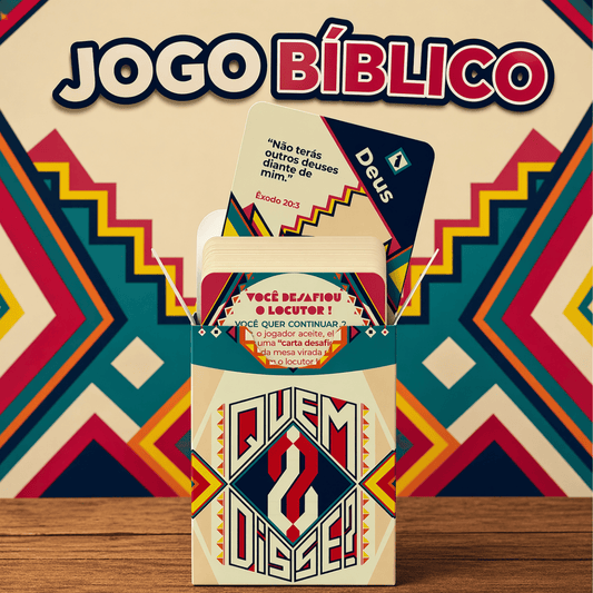 Jogo Bíblico -Quem Disse?  - Penkal - 100 cartas