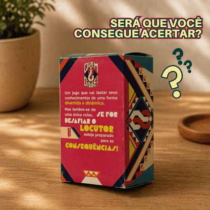 Jogo Bíblico -Quem Disse?  - Penkal - 100 cartas