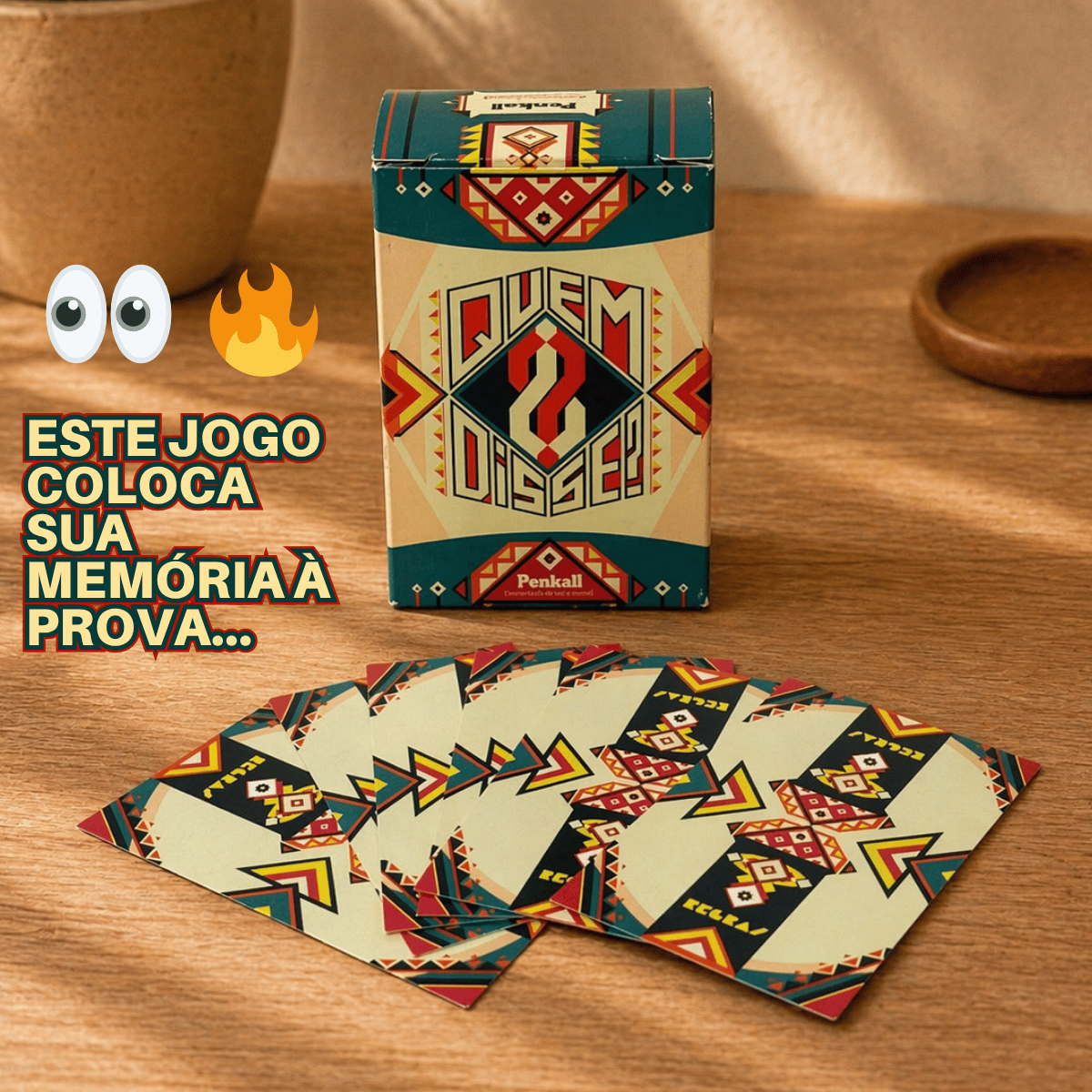 Jogo Bíblico -Quem Disse?  - Penkal - 100 cartas