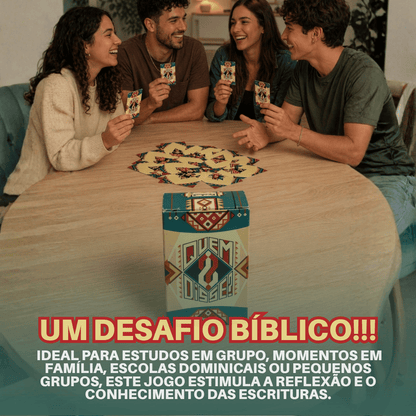 Jogo Bíblico -Quem Disse?  - Penkal - 100 cartas