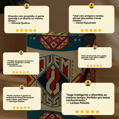 Jogo Bíblico -Quem Disse?  - Penkal - 100 cartas