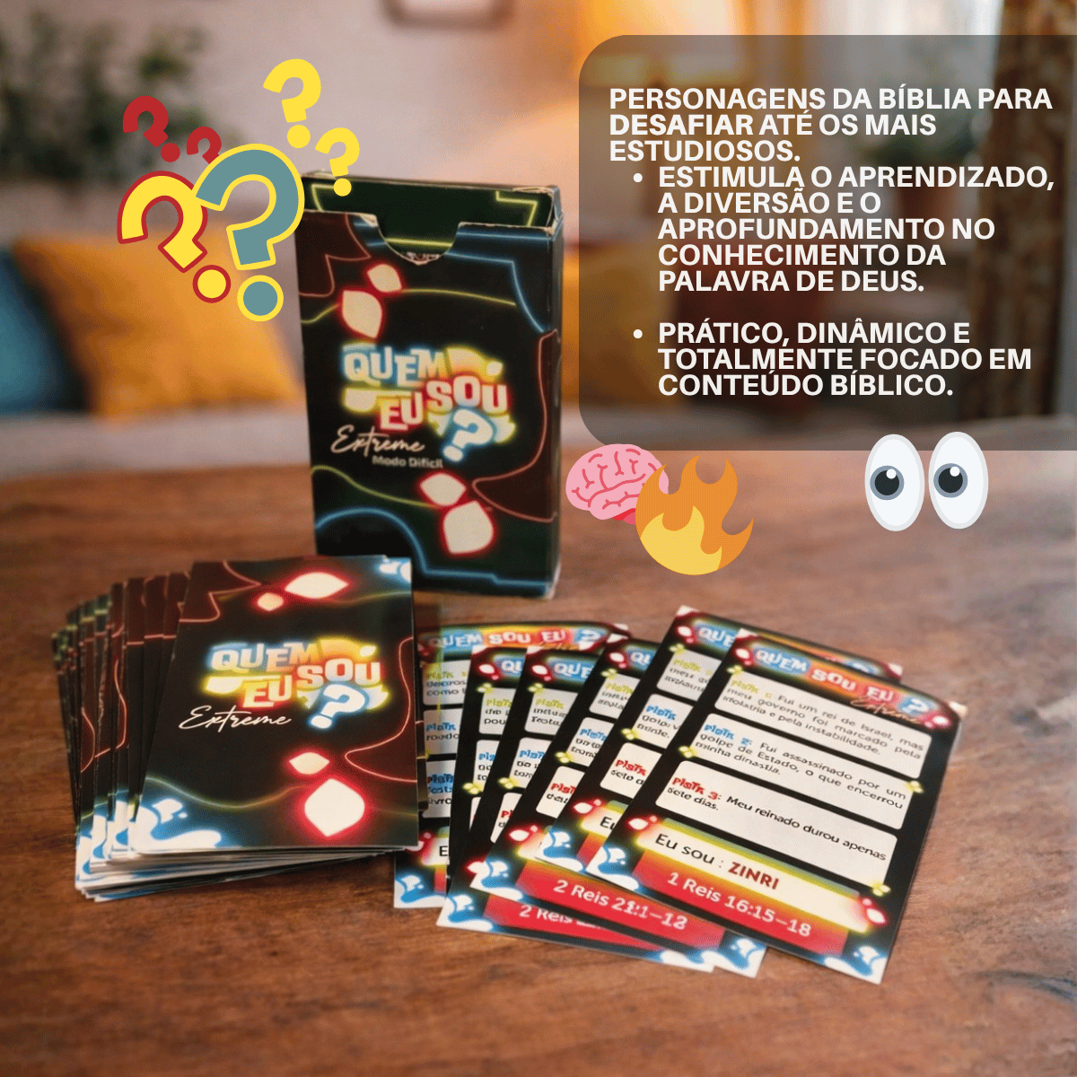 Jogo Bíblico Quem Sou Eu - Extreme | Modo Difícil