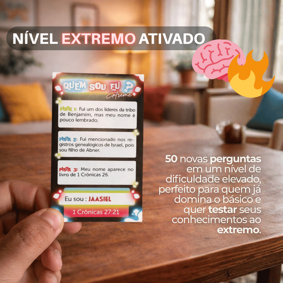 Jogo Bíblico Quem Sou Eu - Extreme | Modo Difícil