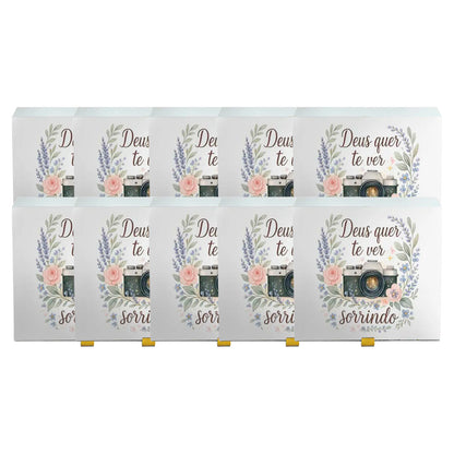 Kit 10 Caixinhas de Promessas | Deus quer te ver Sorrindo