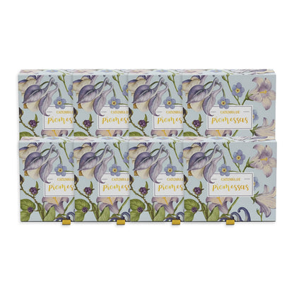 Kit 10 Caixinhas de Promessas | Flores Azul