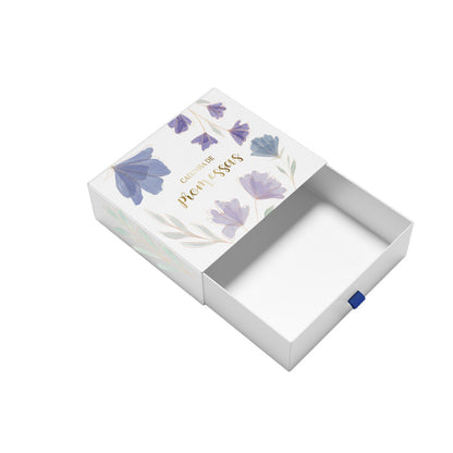 Kit 10 Caixinhas de Promessas | Flores Roxa