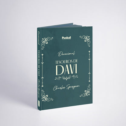 Kit 10 Devocional |  Tesouros De Davi | Ornamento Verde