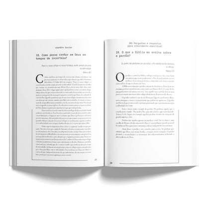 Kit 10 livros - 101 perguntas e respostas para o crescimento espiritual | Leonardo Xavier