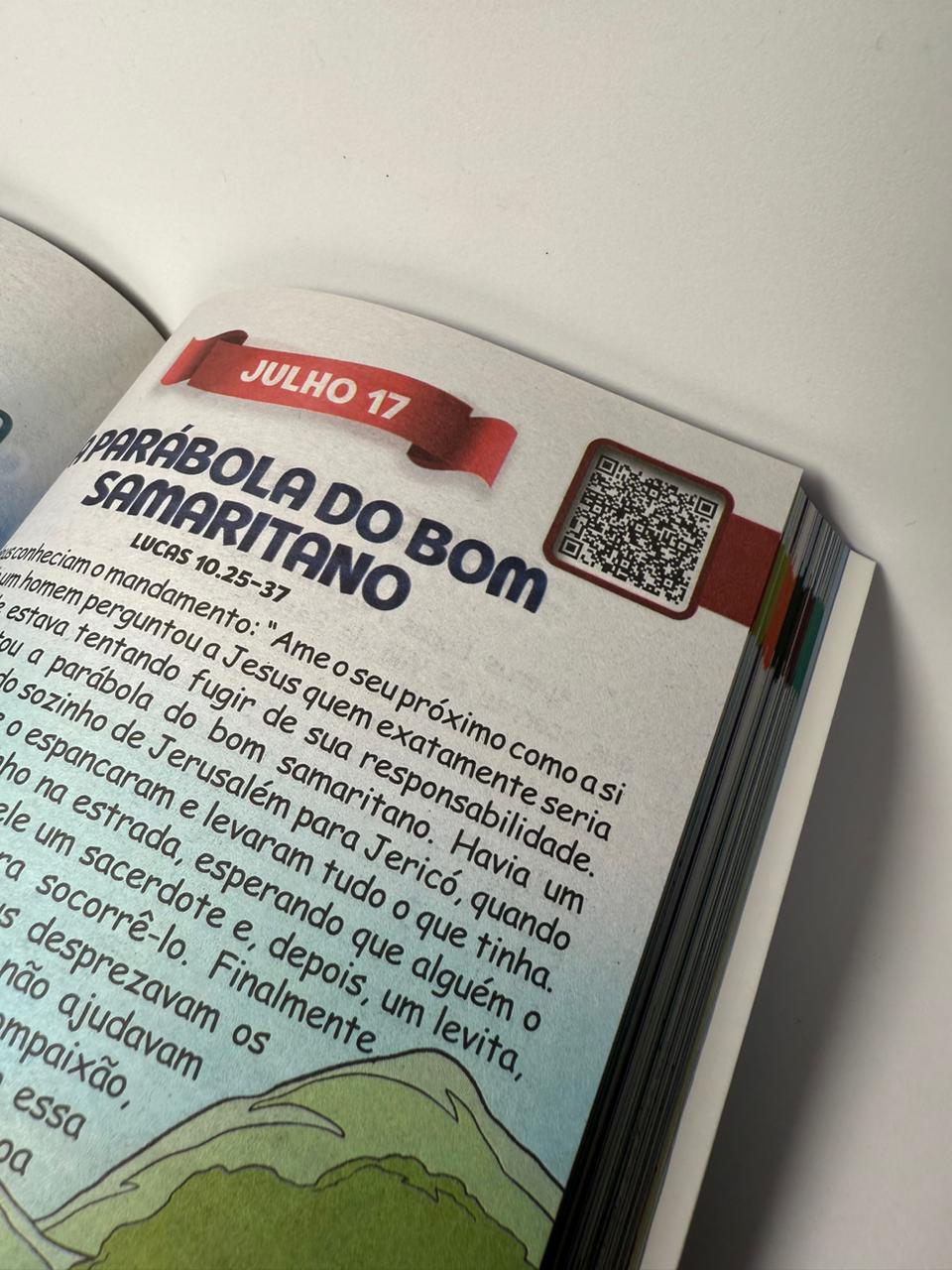 Kit 10 Livros - 365 Histórias Bíblicas | Ilustrada e Narradas