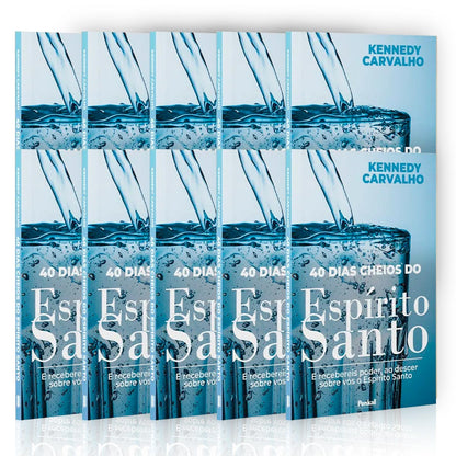 Kit 10 Livros | 40 Dias Cheios do Espírito Santo | Kennedy Carvalho
