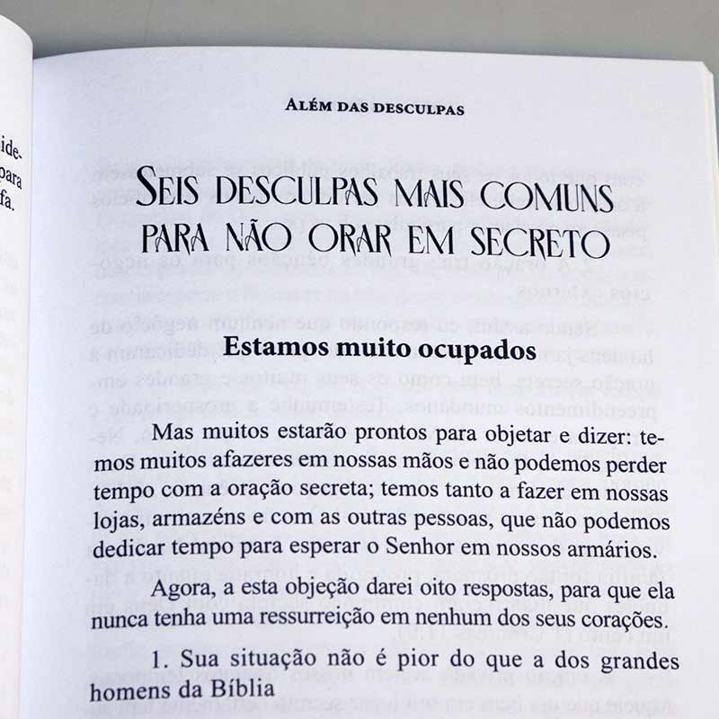 Kit 10 Livros | Além das Desculpas | Thomas Brooks
