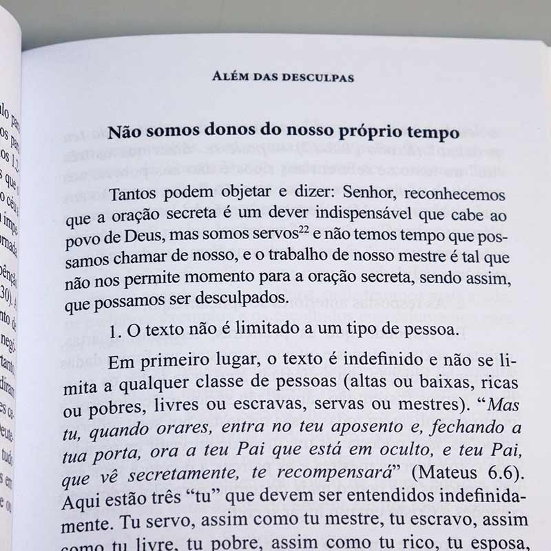 Kit 10 Livros | Além das Desculpas | Thomas Brooks