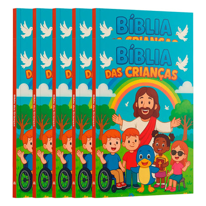 Kit 10 Livros | Bíblia das Crianças : Amor de Jesus