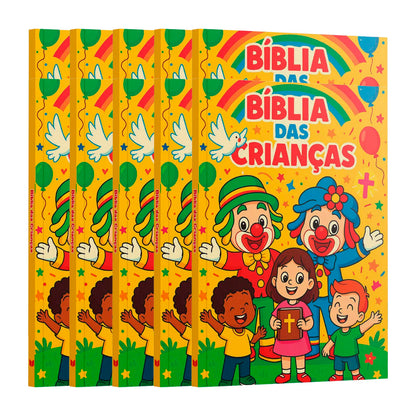 Kit 10 Livros | Bíblia das Crianças - Festa da Alegria