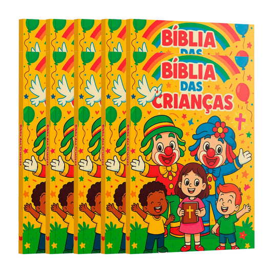 Kit 10 Livros | Bíblia das Crianças - Festa da Alegria