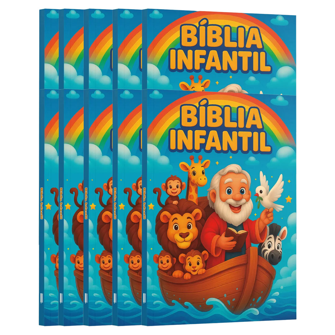 Kit 10 Livros | Bíblia Infantil
