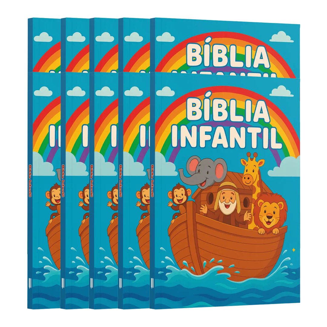 Kit 10 Livros | Bíblia Infantil - Caminho Colorido