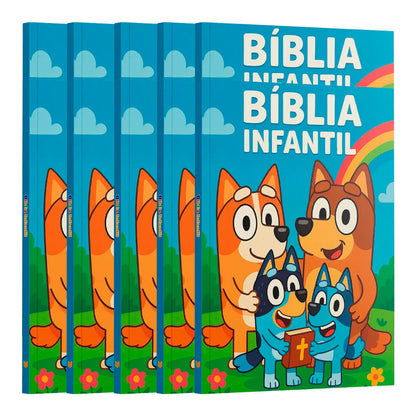 Kit 10 Livros | Bíblia Infantil - Família de Lobinhos