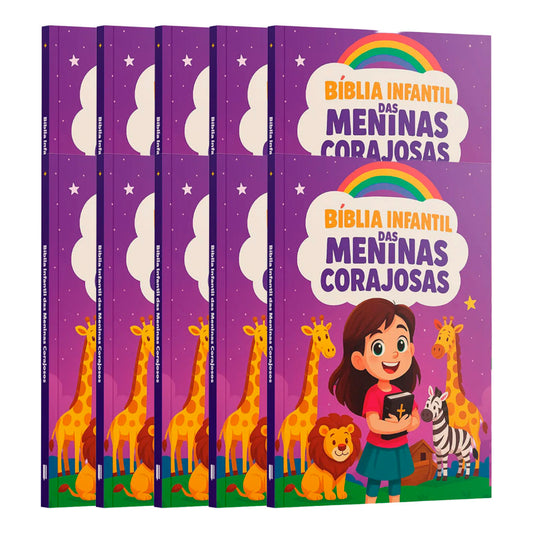 Kit 10 Livros | Bíblia para Meninas Corajosas