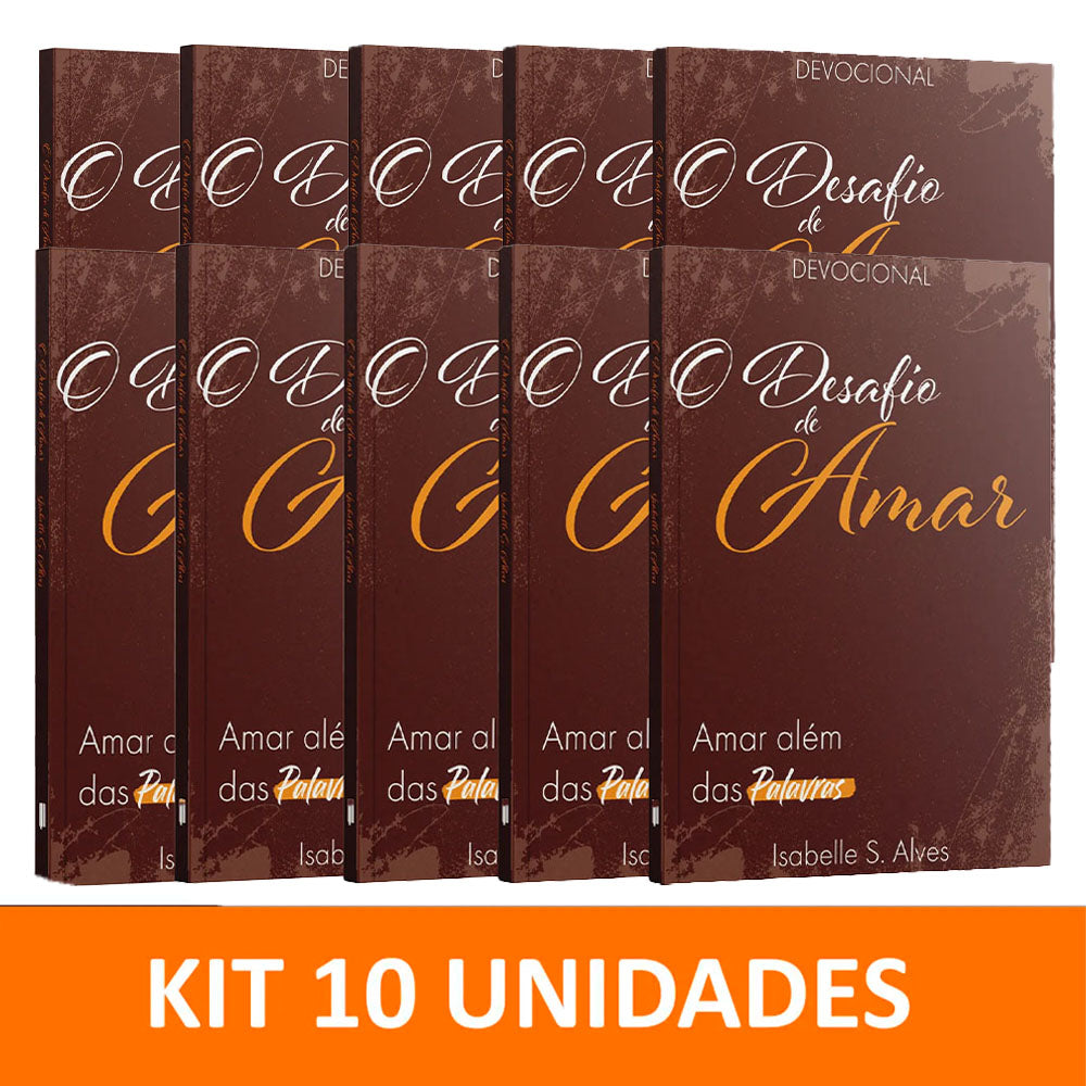 Kit 10 livros - O Desafio de Amar | Amar Além das Palavras - Sara Monteverde
