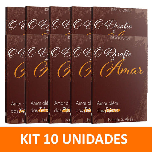 Kit 10 livros - O Desafio de Amar | Amar Além das Palavras - Sara Monteverde