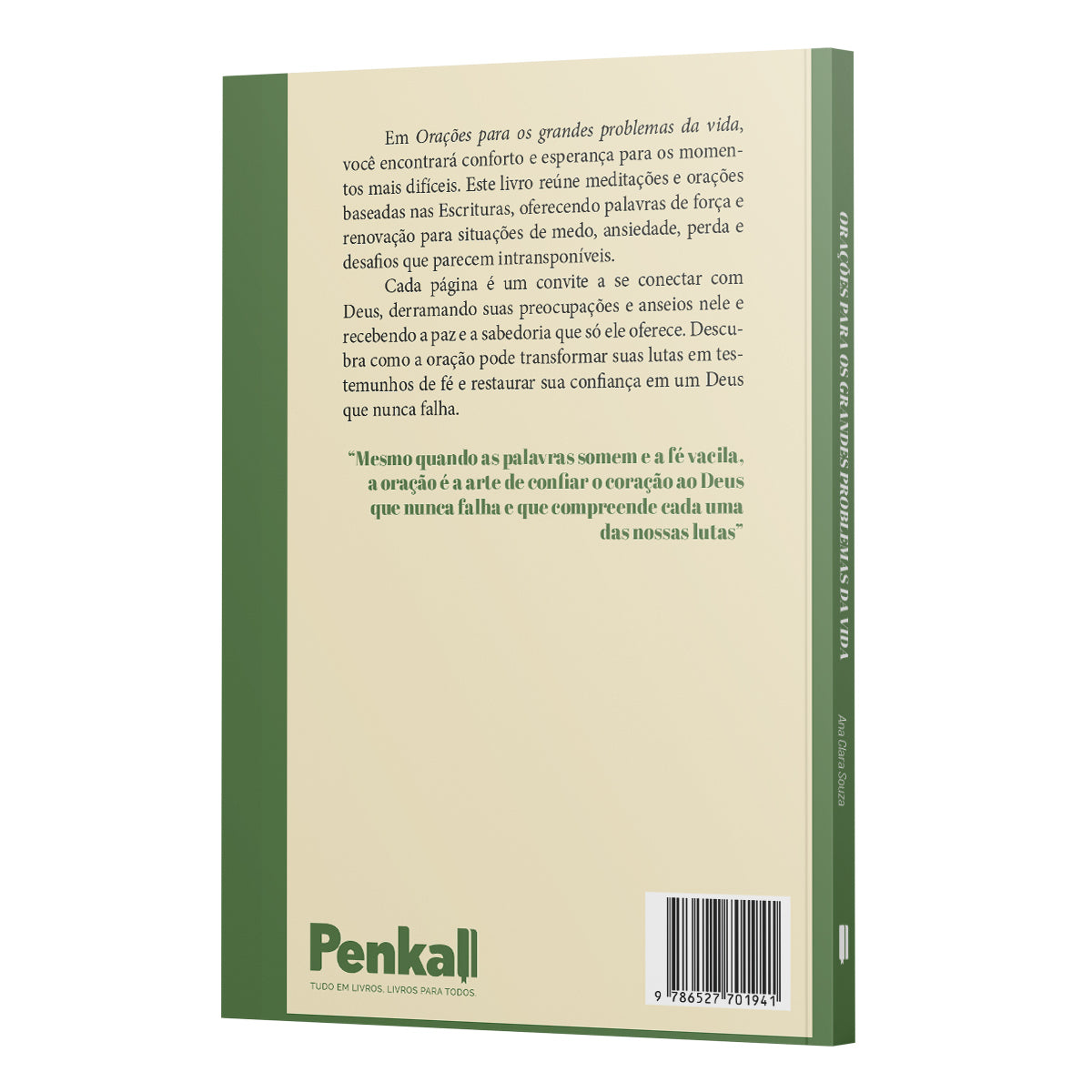 Kit 10 livros - Transformando Dificuldades em Vitórias pela Força da Oração - Ana Clara Souza