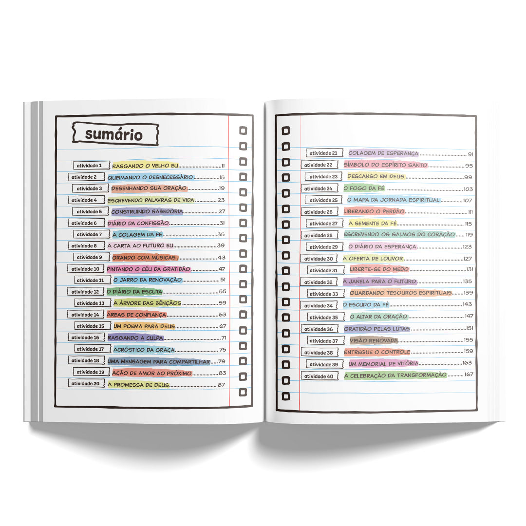 KIT 10 Unidades | Devocional Interativo