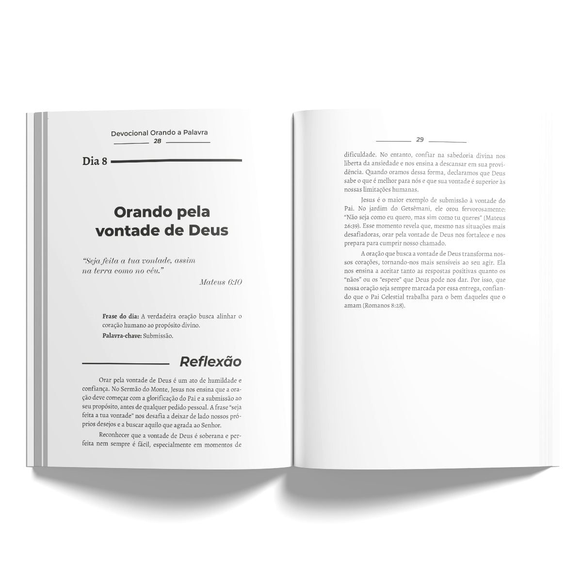 KIT 10 Unidades | Devocional Orando a Palavra