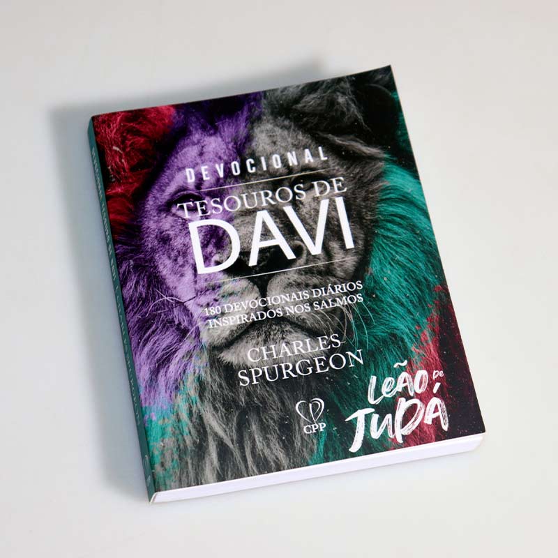 KIT 10 Unidades | Devocional Tesouros de Davi | Leão de Judá | Charles Spurgeon