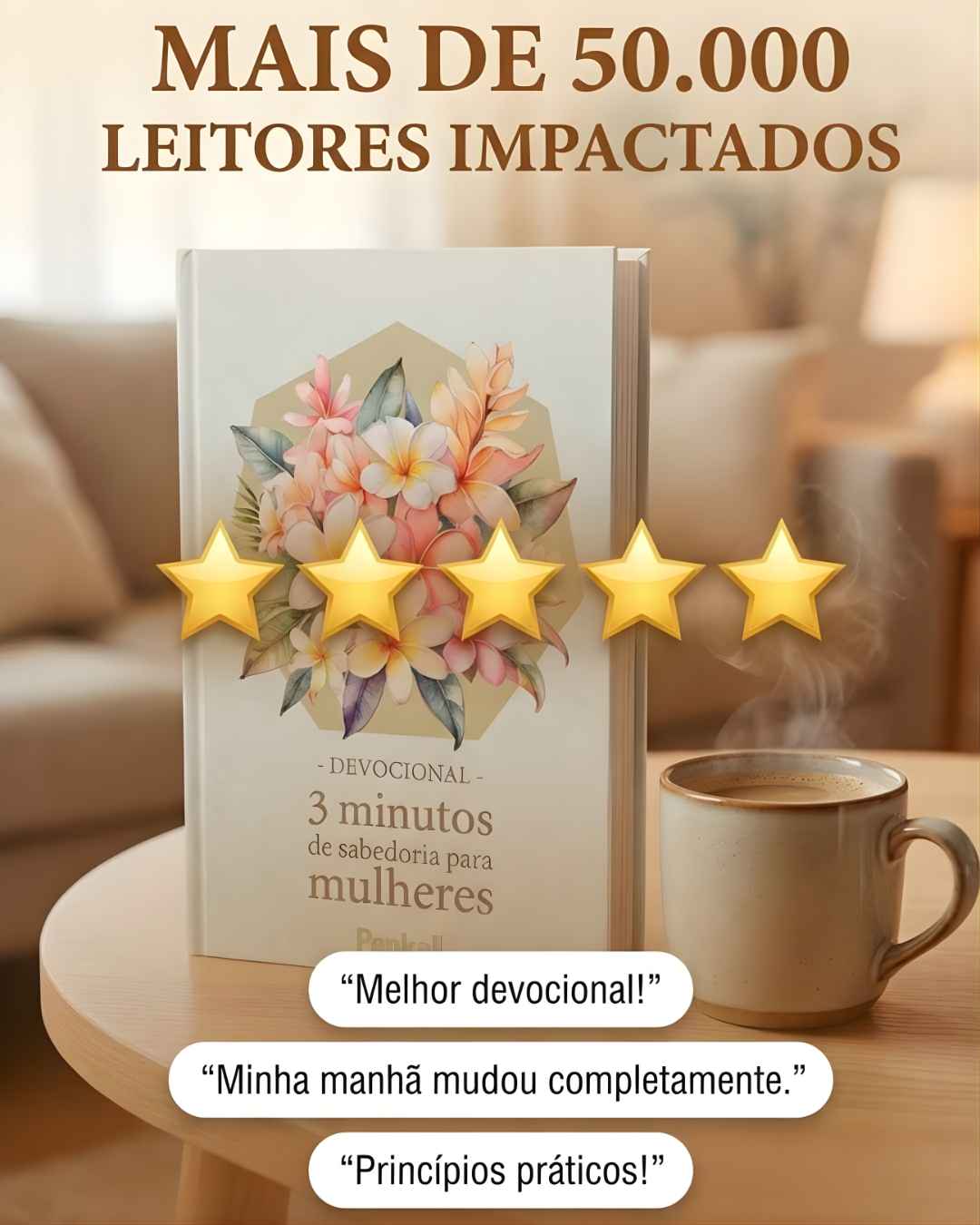 Kit 15 Devocionais Dia das Mães | Momentos de Fé e Renovação