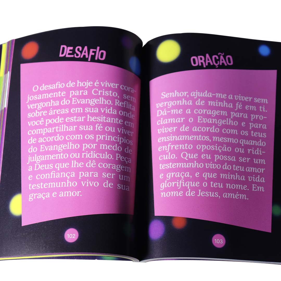 Kit 20 UN | Devocional | 40 Dias Com Divertidamente | Uma Jornada Bíblica Através Das Emoções | Penkal | Português