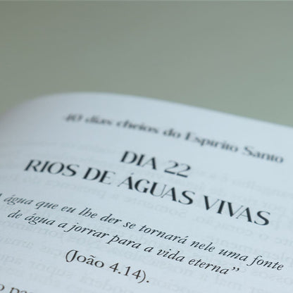 Kit 2 Livros - 40 Dias Cheios do Espírito Santo | Kennedy Carvalho