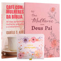 Kit 2 Livros + Caixinha de Promessas | Mulheres na Presença do Pai