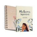 Kit 2 Livros - Coração em Paz | Diário de Oração - Bege + Devocional Mulheres Improváveis