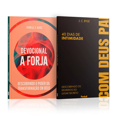 Kit 2 Livros - Corações Forjados em Deus | A Forja + 40 Dias De Intimidade com Deus Pai - J. C. Ryle