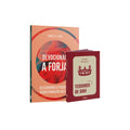 Kit 2 Livros -  Devocional com Deus Pai - Devocional a Forja | Isabelle S. Alves + Tesouros de Davi Coroa Verm